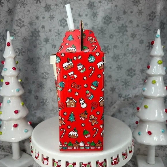 Christmas Sanrio Hello Kitty Double Sided Gingerbread House Bamboo Tumbler/Cups - Picture 4 of 12